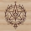 Gothic Witchcraft Elements SVG Design Illustrative representation of witchcraft elements in a gothic style, featuring intricate details and ornate design.