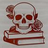 Intricate Gothic Skull Icon A stylized illustration of a Gothic-style skull with intricate details, suitable for vector graphics.