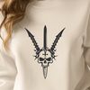 Intricate SVG Skull Design A stylized skull with intricate details in a gothic style.