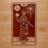 Magical Witch Symbol Illustration Illustrated witch craft design featuring mystical symbols and occult themes