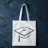 Vector Diploma Emblem Vector illustration of a graduation cap, ideal for educational projects and commercial use in various formats including SVG.