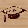 Free Graduation Cap Clip Art Graduation cap icon in vector format, ideal for digital projects and designs.