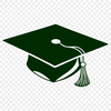 Beautiful Education Icon A stylized graduation cap icon for educational purposes, designed in vector format.