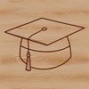 Simple Graduation Hat Design Simple design of a graduation cap suitable for use in educational contexts and digital projects.