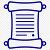 A diploma scroll with a classic design, perfect for graduation celebrations or personal achievements.