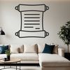 A decorative scroll with rolled paper pages, suitable for personal or commercial projects.