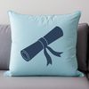 An award scroll with a diploma or certificate theme, suitable for graduation and achievement recognition.