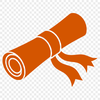 An ornate scroll with a diploma-style design, perfect for personal or commercial projects.