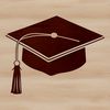 Vector Graduation Icon A digital vector illustration of a graduation cap, suitable for use in educational contexts.