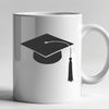 A vector illustration of a graduation cap symbolizing academic achievement in education.