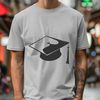 Education Symbol Vector Image Free Download A graduation cap icon made from vector lines, suitable for use in educational materials.