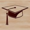 Free Graduation Cap Clip Art Vector A stylized illustration of a graduation cap, suitable for educational and creative projects.
