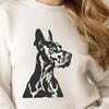 Artistic Great Dane - Sublimation PNG Free Download