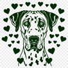 Free Artistic Great Dane Illustration