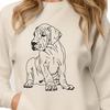 Beautiful Sitting Great Dane Printable Image