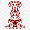 Great Dane Drawing In SVG, PNG, PDF And DXF Formats