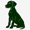 Sitting Great Dane SVG - Vector Craft File For Commercial Use