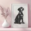 Artistic Great Dane - Pet DXF