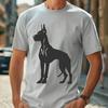 Standing Great Dane Illustration