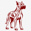 Free Great Dane Digital Drawing - Free PNG Download