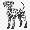 Standing Great Dane Design - Free DXF