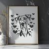 Stunning Great Dane In SVG Free Commercial Use Download