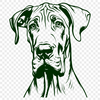 Great Dane In SVG Format - Free Commercial Use License