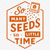 A collection of inspirational gardening quotes in a vector format suitable for various uses.