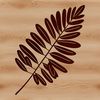 Realistic Leaf Vector Illustration An isolated SVG design featuring a realistic leaf shape with intricate lines and texture.
