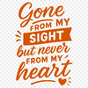 Inspirational quotes about grief and loss in a clean, vector font style.
