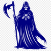 Free Standing Grim Reaper - DXF