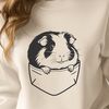 Fuzzy Guinea Pig Illustration A cute and furry Guinea Pig illustration suitable for pet-related designs.