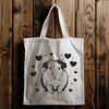Adorable Pet Guinea Pig Graphic A cute guinea pig surrounded by love hearts.