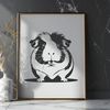 Illustration of a Guinea Pig in vector format.