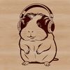 Cuddle-Worthy Vector Guinea Pig Design Illustrative vector design of a guinea pig, suitable for SVG and cutting machine projects.