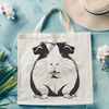Adorable Guinea Pig SVG Illustration A vector illustration of a guinea pig in a sitting position.