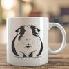 Adorable Guinea Pet Vector Graphics An illustration of a guinea pig, suitable for vector graphics and cutting machine projects.