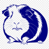 Free Vector Guinea Pig Graphic A detailed illustration of a Guinea Pig, ideal for personal or commercial vector art projects.