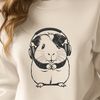 Free SVG Design for Pet Lovers Small mammal, guinea pig, in vector format.