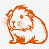 Unique Guinea Pig In SVG, PNG, PDF And DXF File Formats - Free