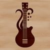 Beautiful Vector Design Guitar An editable vector design featuring a classic acoustic guitar shape.