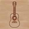 Riff Ready Vector Guitar Art Guitar illustration created as vector art for music-related designs.