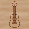 Beautiful Line Art Guitar A simple line drawing of an electric guitar.