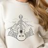 Guitar Vector Drawing In PNG & SVG - Free Digital Download