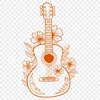 Free Creative Guitar Vector Illustration