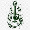 Stunning Guitar In SVG - Free Digital Download