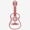 Free Unique Guitar Printable Artwork