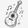 Guitar SVG For Download - Free Commercial Use License