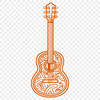 Guitar In SVG Format - Free Commercial Use License