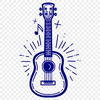 Unique Guitar Clipart